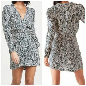 Free People Kinsley Floral Boho Summer Wrap Dress Size 6